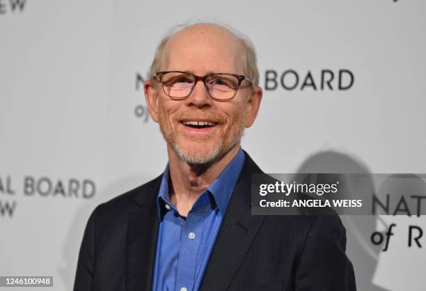 Actor and director Ron Howard arrives for the National Board of Review Awards Gala at Cipriani 42nd Street in New York City on January 8, 2023.