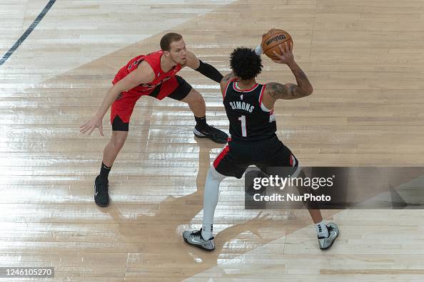 Toronto Raptors v Portland Trail Blazers - NBA Game Of Season 2022-2023 Toronto Raptors v Portland Trail Blazers - NBA Game Of Season 2022-2023