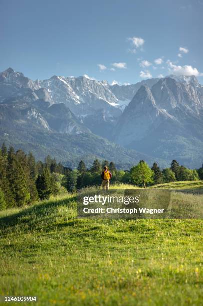 bayerische alpen - garmisch partenkirchen - bayerische alpen stock pictures, royalty-free photos & images