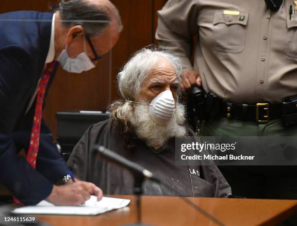 Ron Jeremy Hyatt is seen in court on December 1, 2021 in Los Angeles, California.