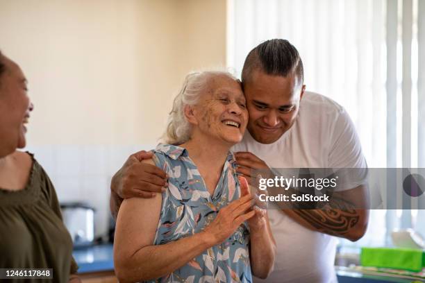 i love my family - old woman tattoos stock pictures, royalty-free photos & images