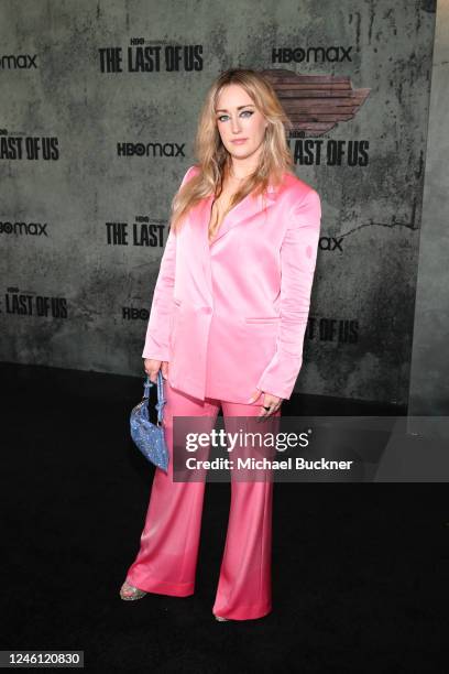 Ashley Johnson at the Los Angeles premiere of HBO's original series "The Last of Us" held at Regency Village Theater on January 9, 2023 in Los...