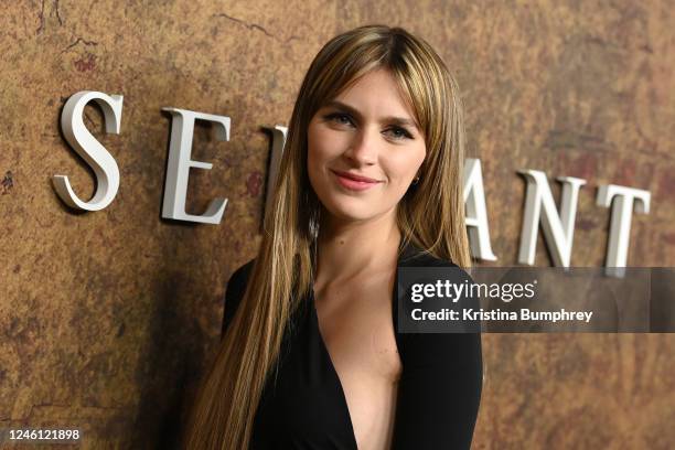 Nell Tiger Free at the season 4 premiere of "Servant" held at the Walter Reade Theater on January 9, 2023 in New York City.