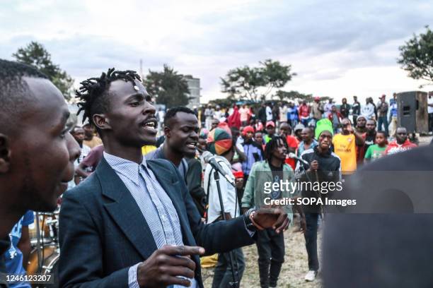 Revelers enjoy performances during a reggae concert to commemorate Nakuru's inclusion in the UNESCO Creative Cities Network as a city of culture and...