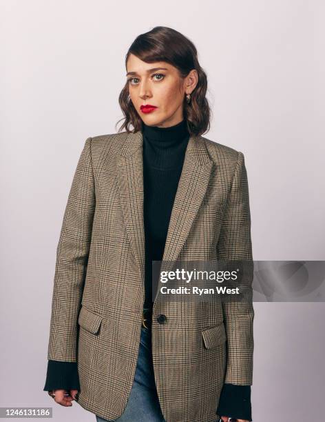 Lizzy Caplan of Paramount+'s 'Fatal Attraction' poses for a portrait during the 2023 Winter Television Critics Association Press Tour at The Langham...