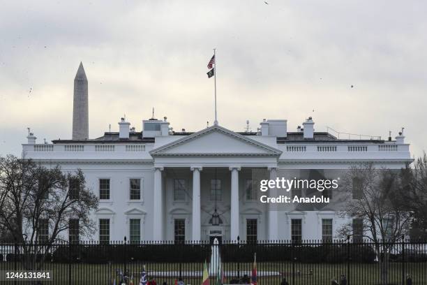 The White House is seen in Washington D.C., United States on January 10, 2023.