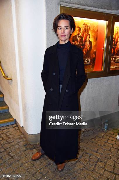 Alissa Jung attends the "Babylon - Rausch der Ekstase" gala screening at Delphi Filmpalast on January 10, 2023 in Berlin, Germany.