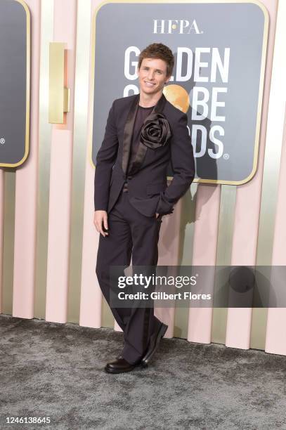 Eddie Redmayne at the 80th Annual Golden Globe Awards held at The Beverly Hilton on January 10, 2023 in Beverly Hills, California.