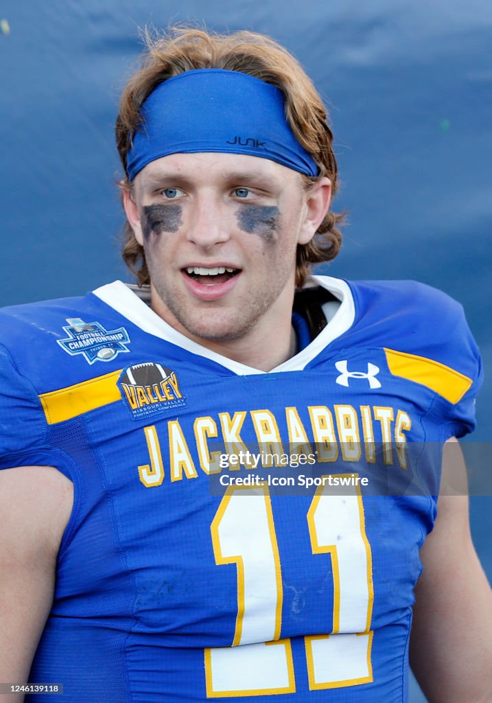 Gronowski South Dakota State Jackrabbits quarterback Mark Gronowski looks on ...