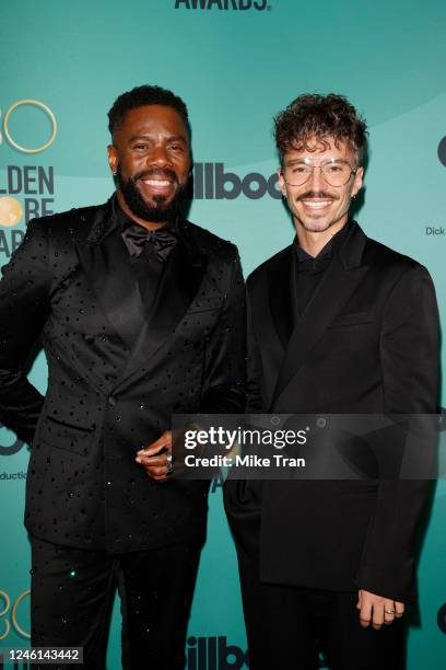 Colman Domingo and guest at the 80th Golden Globes Viewing and After Party Powered By Billboard held at The Beverly Hilton on January 10, 2023 in...