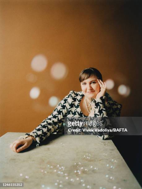Writer, director, actress, and producer Lena Dunham is photographed for a portrait shoot ahead of the 'BAFTA Screenwriters' Lecture Series' event on...