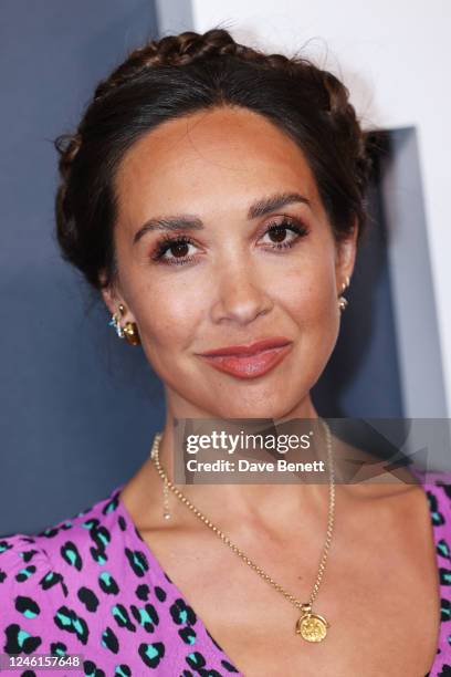 Myleene Klass attends the UK Premiere of "TÁR" at Picturehouse Central on January 11, 2023 in London, England.