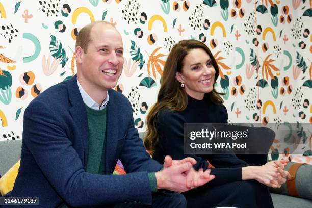 Prince William, Prince of Wales and Catherine, Princess of Wales visit the Open Door Charity, a charity focused on supporting young adults across...