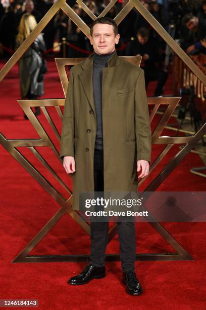 Jack O'Connell attends the UK Premiere of "Babylon" at the BFI IMAX Waterloo on January 12, 2023 in London, England.