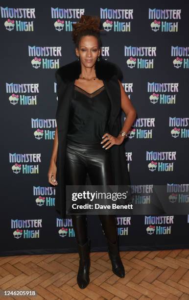 Judi Shekoni attends the Monster High Freaky Friday Party at One Marylebone on January 13, 2023 in London, England.