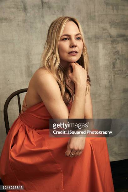 Adelaide Clemens of FX's 'Justified' poses for a portrait during the 2023 Winter Television Critics Association Press Tour at The Langham Huntington,...