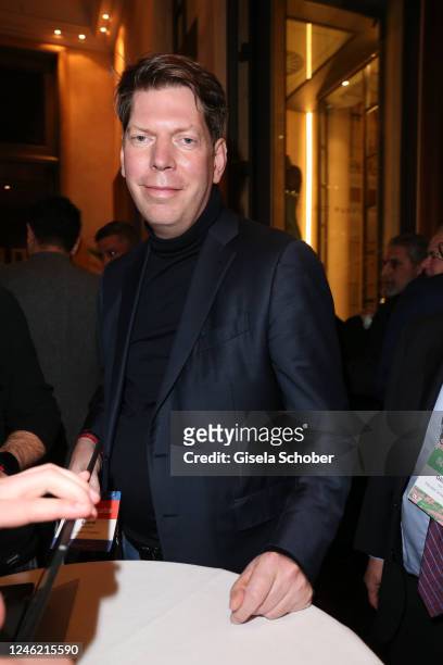Lars Hinrichs during the DLD Reception at Hotel Bayerischer Hof on January 13, 2023 in Munich, Germany.
