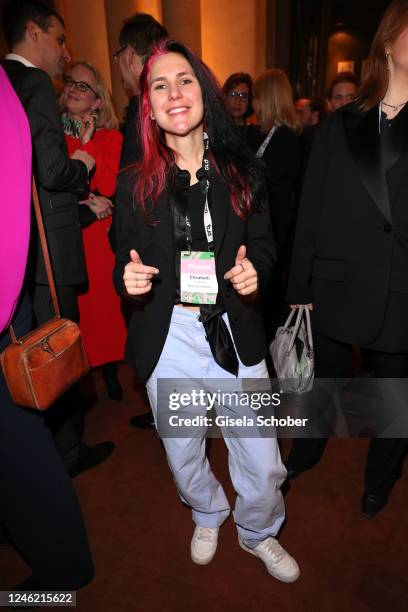 Elisabeth Furtwängler-Burda during the DLD Reception at Hotel Bayerischer Hof on January 13, 2023 in Munich, Germany.