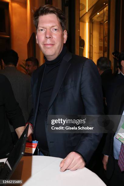 Lars Hinrichs during the DLD Reception at Hotel Bayerischer Hof on January 13, 2023 in Munich, Germany.