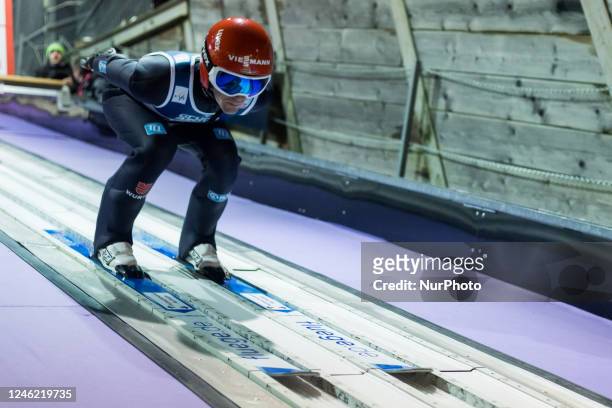 Stephan Leyhe during Ski Jumping World Cup in Zakopane, Poland on January 13, 2023