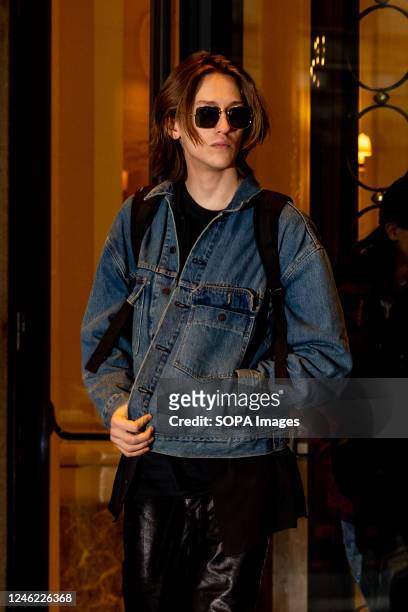 Percy Hynes White is seen during the Milan Fashion Week Menswear Fall/Winter 2023/2024 in Milano.
