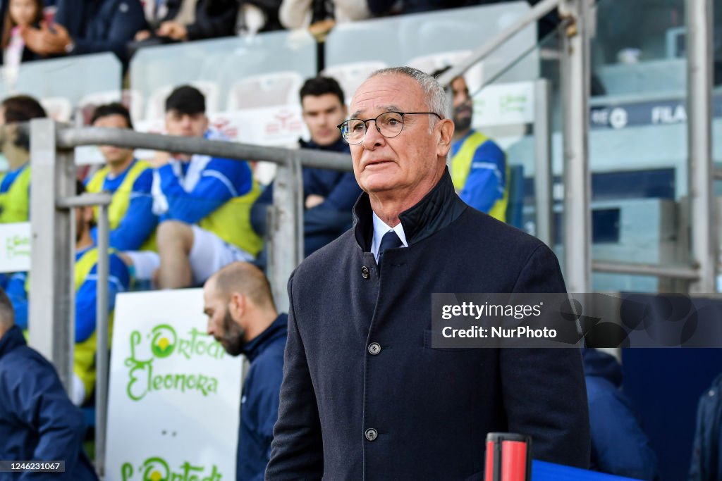Claudio Ranieri Mister of Cagliari Calcio during the Italian soccer ...