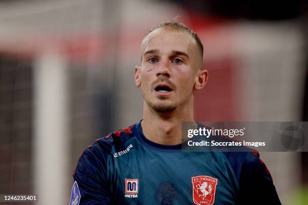 Vaclav Cerny of FC Twente during the Dutch Eredivisie match between Ajax v Fc Twente at the Johan Cruijff Arena on January 14, 2023 in Amsterdam...