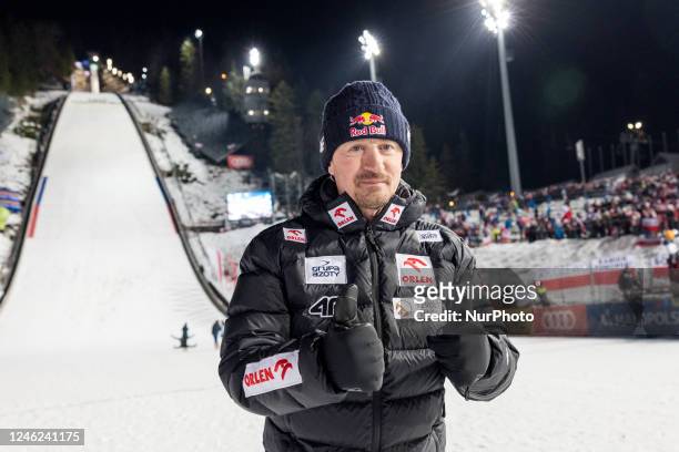Adam Malysz during team competition Ski Jumping World Cup in Zakopane, Poland on January 14, 2023