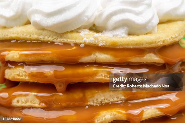 argentinean rogel torta, sweet food traditional dessert - argentina traditional food ストックフォトと画像