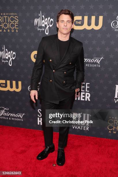 James Marsden at the 28th Critics' Choice Awards held at the Fairmont Century Plaza on January 15, 2023 in Los Angeles, California.