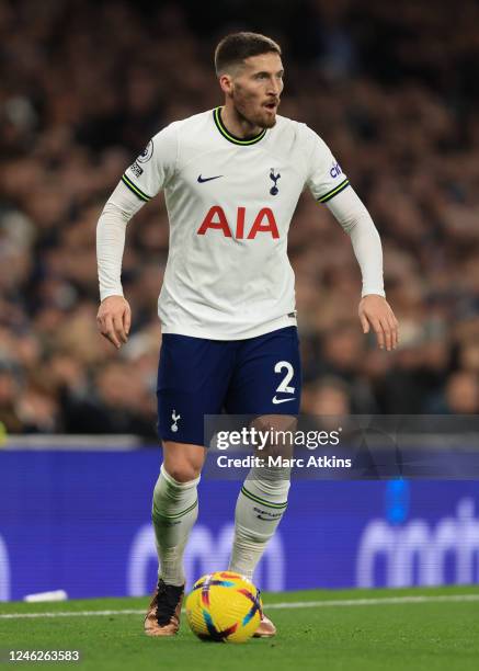 Matt Doherty of Tottenham Hotspur during the Premier League match between Tottenham Hotspur and Arsenal FC at Tottenham Hotspur Stadium on January...