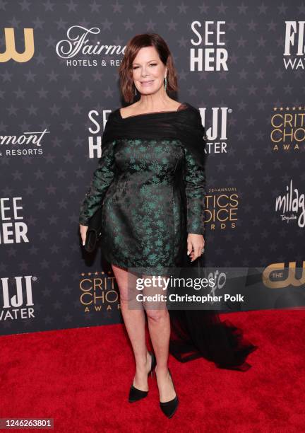 Marcia Gay Harden at the 28th Critics' Choice Awards held at the Fairmont Century Plaza on January 15, 2023 in Los Angeles, California.
