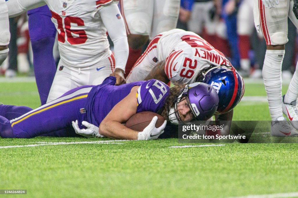 NFL: JAN 15 NFC Wild Card Playoffs - Giants at Vikings