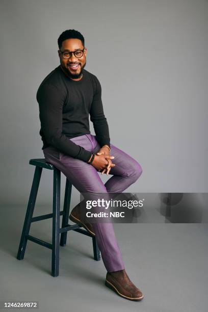 Press Tour, January 2023 NBCU Portrait Studio -- Pictured: Aaron Jennings, "Grand Crew" --