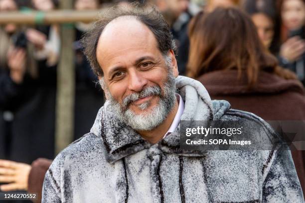 Luca Guadagnino is seen at Fendi show during the Milan Fashion Week Menswear Fall/Winter 2023/2024 in Milano.