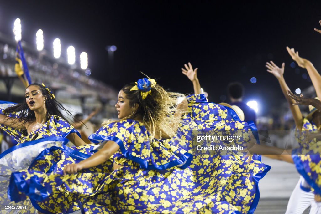 Samba Events Rio Samba school attendants practice dancing on the second day of... News ...