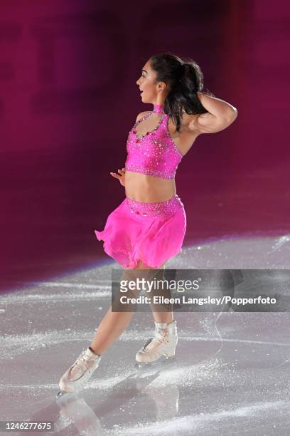 Gabrielle Daleman of Canada performing in the exhibition gala after the MK John Wilson Trophy, part of the ISU Grand Prix of Figure Skating series at...
