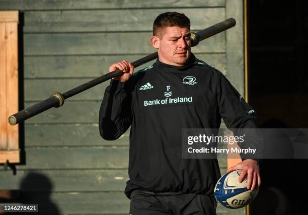 Dublin , Ireland - 16 January 2023; Tadhg Furlong during a Leinster Rugby squad training session at UCD in Dublin.