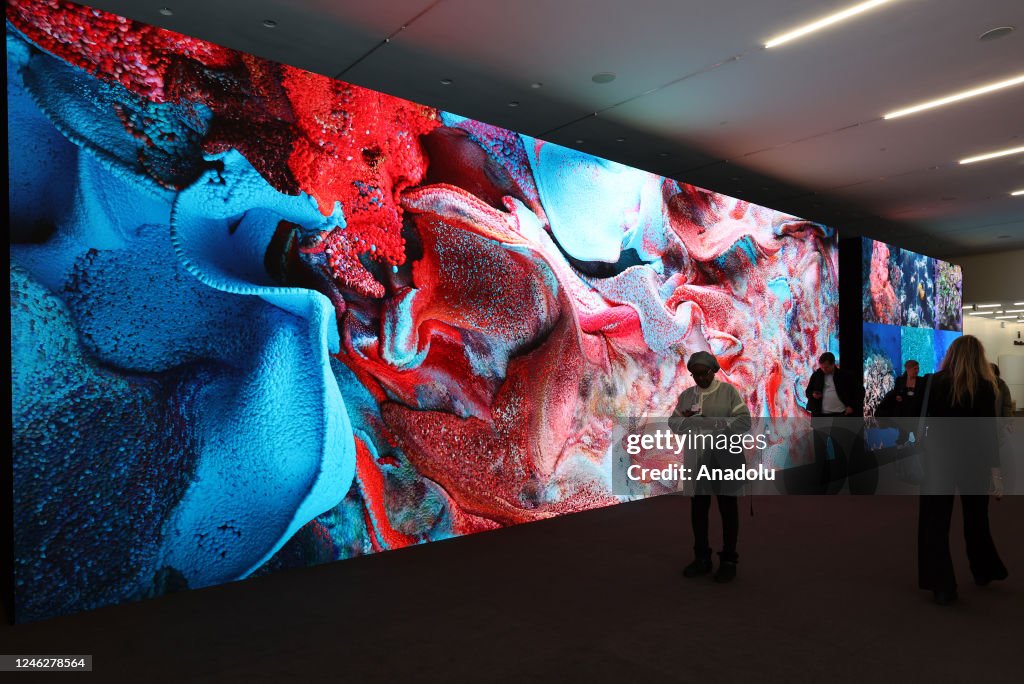 Data-driven art exhibition in Davos