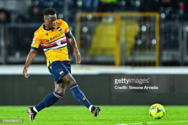Ronaldo Vieira of Sampdoria is seen in action during the Serie A match between Empoli FC and UC Sampdoria at Stadio Carlo Castellani on January 16,...