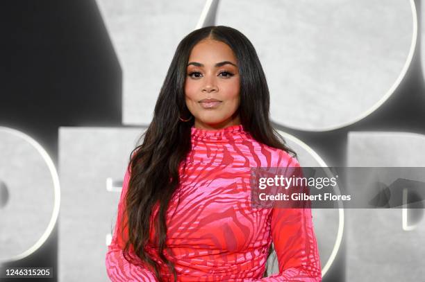 Lauren London at the premiere of "You People" held at the Regency Village Theatre on January 17, 2023 in Los Angeles, California.