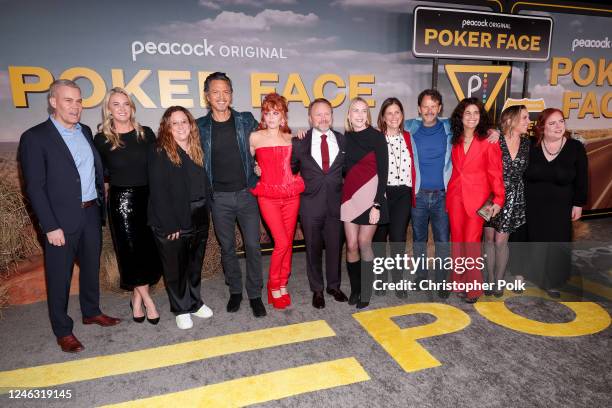 Kelly Campbell President of Peacock, Susan Rovner Chairman, Entertainment Content NBCUniversal, Benjamin Bratt, Natasha Lyonne, Rian Johnson, Elise...