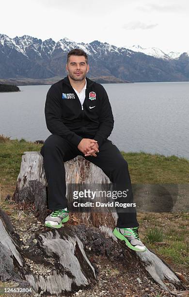Nick Easter, the England forward poses on September 11, 2011 in Queenstown, New Zealand.
