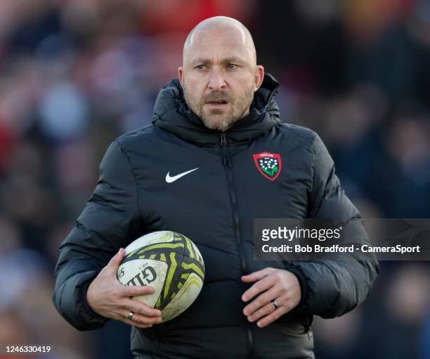 Toulon's Director of Rugby Pierre Mignoni during the European Challenge Challenge Cup Pool B match between Bath Rugby and Toulon at Kingsholm Stadium...