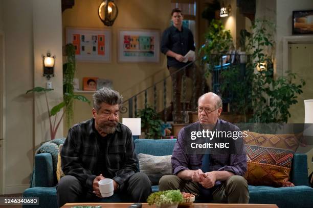 Lopez vs Van Bryan" Episode 109 -- Pictured: George Lopez as George, Matt Shively as Quinten, Stephen Tobolowsky as Sam Van Bryan --