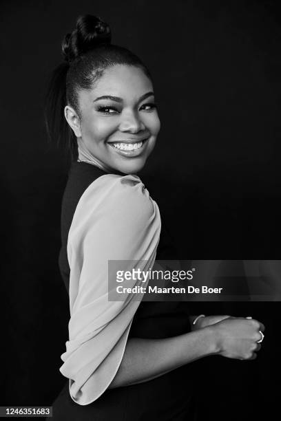 Gabrielle Union of Apple TV+'s 'Truth Be Told' poses for a portrait during the 2023 Winter Television Critics Association Press Tour at The Langham...