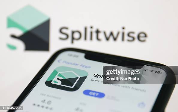 Splitwise App Features Splitwise on App Store displayed on a phone screen and Splitwise ...