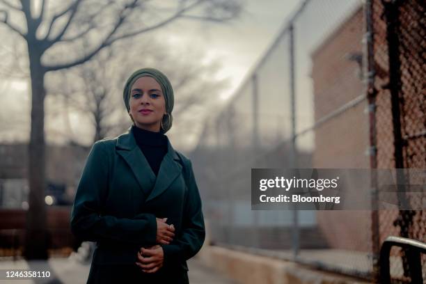 Rana Abdelhamid, founder of International Muslim Women's Initiative for Self-Empowerment , in the Queens borough of New York, US, on Wednesday, March...