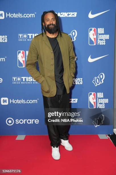 Ronny Turiaf arrives at the red carpet prior to the game between the Chicago Bulls and Detroit Pistons as part of NBA Paris Games 2023 on January 19,...