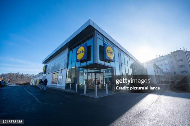 January 2023, Saxony, Görlitz: A branch of the discounter Lidl in Reichenbacher Straße in Görlitz. Photo: Paul Glaser/dpa-Zentralbild/dpa